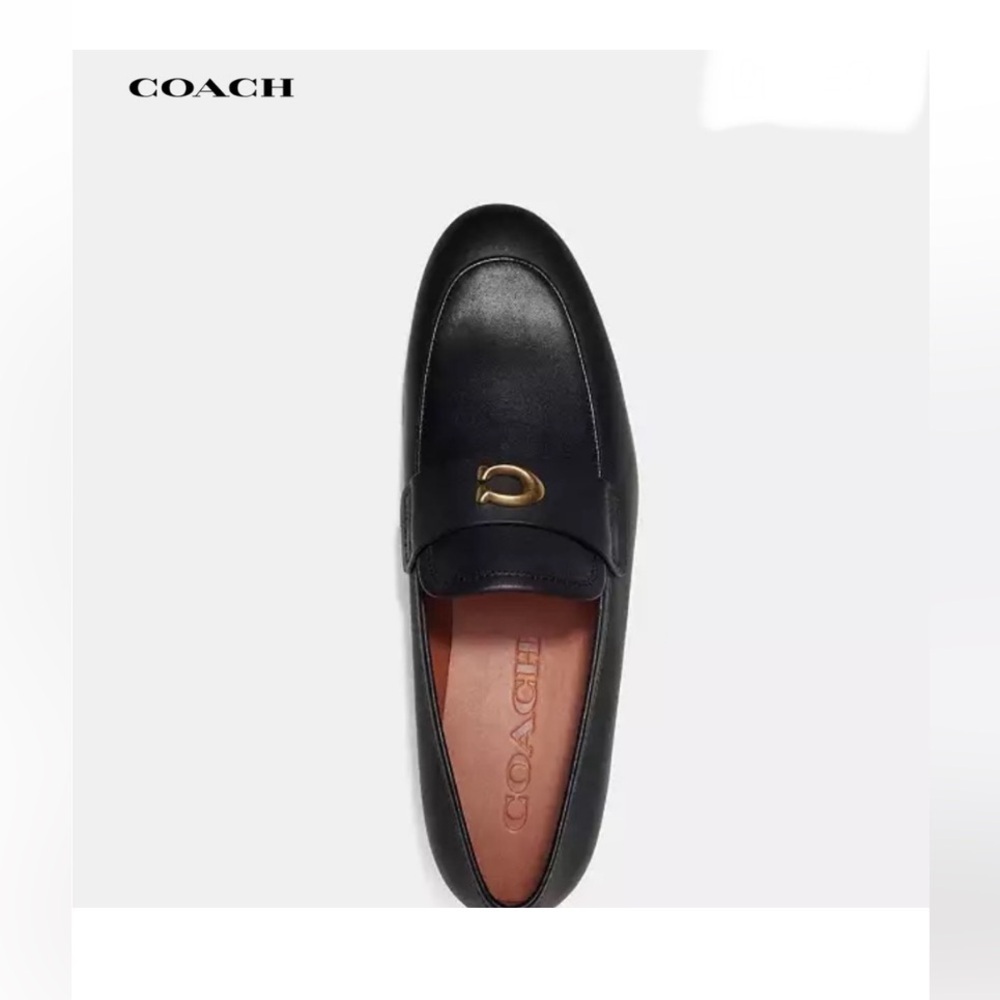 Coach Sculpt C Leather
Loafer black leather fall casual classic designer $350